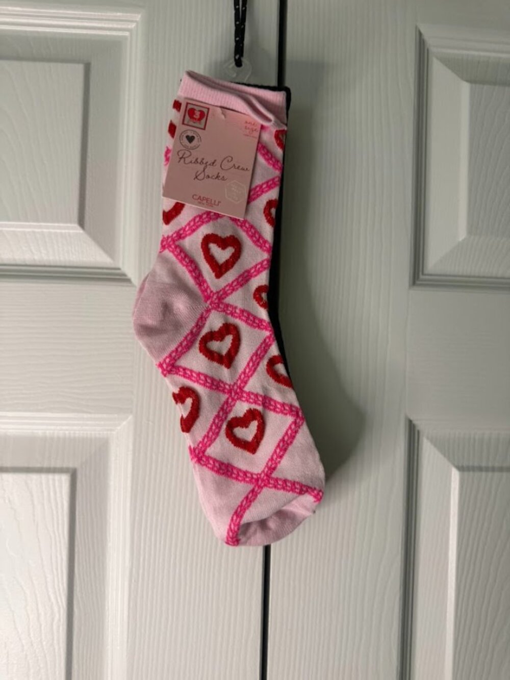 Women's Capelli Ribbed Crew Socks